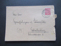 SBZ Provinz Sachsen Mi.Nr.79 EF Tagesstempel Schönebeck (Elbe) Fernbrief Nach Quedlinburg Gesendet - Storia Postale