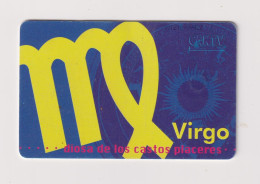 VENEZUELA  - Zodiac Virgo Chip Phonecard (bent) - Venezuela