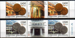 Montenegro 2006 Old Coins Perper 100 Years Anniversary, Middle Row MNH - Montenegro