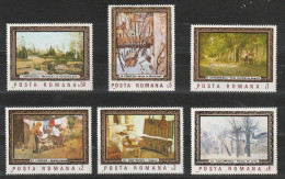 1987 - Paysages De Peintres Roumains Mi No 4332/4337  MNH - Unused Stamps