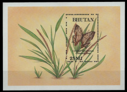 Bhutan 1990 - Mi-Nr. Block 248 ** - MNH - Schmetterlinge / Butterflies - Bhoutan