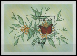 Bhutan 1990 - Mi-Nr. Block 237 ** - MNH - Schmetterlinge / Butterflies - Bhoutan