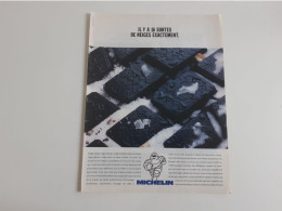 Pneu Michelin XM - Publicité De Presse Automobile - Andere & Zonder Classificatie