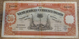 P#8 - 20 Shillings British West Africa 1946 (VF+) - Other - Africa