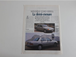 Ford Sierra - Coupure De Presse Automobile - Voitures