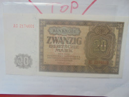 D.D.R 20 MARK 1948 (7 Chiffres) Neuf (B.33) - 20 Deutsche Mark