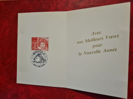 CARTE VOEUX MEILLEURS VOEUX MONACO 1987 DOREMIFASOL DES CHAMPS PEYNET - Briefe U. Dokumente