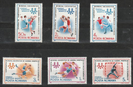1987 - La Roumanie, Championne Du Monde De Handbal Mi No 4341/4346  MNH - Unused Stamps
