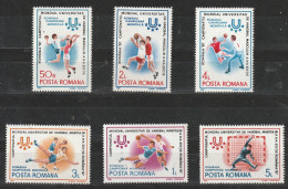 1987 - La Roumanie, Championne Du Monde De Handbal Mi No 4341/4346  MNH - Ungebraucht