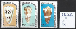 NOUVELLE-CALEDONIE 481 à 83 * Côte 3.15 € - Unused Stamps