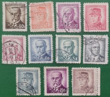 CECOSLOVACCHIA   1945 STEFANIK-MASARYK-BENES - Used Stamps
