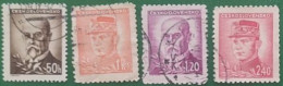 CECOSLOVACCHIA   1945 STEFANIK-MASARYK - Used Stamps