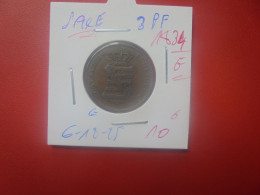 SAXE 3 PFENNIG 1834 "G" (A.4) - Petites Monnaies & Autres Subdivisions