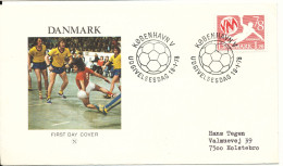 Denmark FDC 19-1-1978 WORLD Championship Handball With Cachet - Handbal