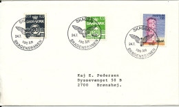 Denmark Cover Skagen 24-7-1990 Skagensbanen (RAILROAD) 100th Anniversary - Brieven En Documenten