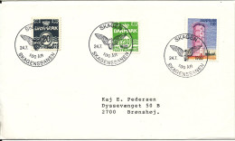 Denmark Cover Skagen 24-7-1990 Skagensbanen (RAILROAD) 100th Anniversary - Cartas & Documentos