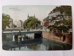 Chemnitz, Nikolaibrücke, 1911 - Chemnitz