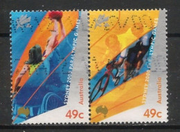 Australia 2000 Paralympics Sydney Pair Y.T. 1840/1838 (0) - Used Stamps