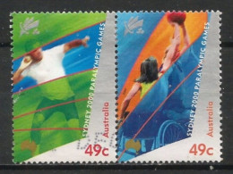 Australia 2000 Paralympics Sydney Pair Y.T. 1839/1840 (0) - Used Stamps