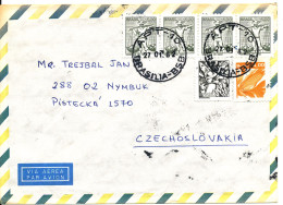 Brazil Air Mail Cover Sent To Czechoslovakia 27-1-1982 - Luchtpost