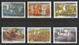 1987 - Contes Populaires Roumains Mi No 4359/4364  MNH - Unused Stamps