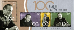 Azerbaijan 2023 100 Years Since The Birth Of H. Aliyev.  Bl 320 - Aserbaidschan