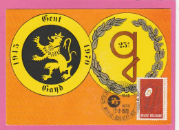Carte Maximum - Belgique - 1970 - Foire Internationale De Gand (N°1550) - 1961-1970
