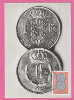 Carte Maximum - Belgique - 1972 - Union économique Belgo-Luxembourgeoise (N°1616) - 1971-1980