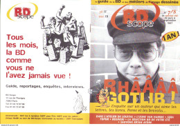 Magazine BDSCOPE 7-8 1997 Avec GOTLIB Smith Rabaté Francq Pellerin Gaston Loustal Dany Cuvellier Séra Thorgal (voir List - Gotlib