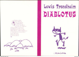 2 Albums Lewis TRONDHEIM Edition ASSOCIATION Fevrier 2023 "non Non Non" Et "diablotus" - Autres & Non Classés