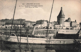 FRANCE - Libourne (Gironde) - Vue Sur La Tour Du Grand Port (XVIe Siècle) Et Le Quai De L'Isle - Carte Postale Ancienne - Libourne