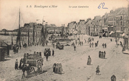 FRANCE - Boulogne Sur Mer - Vue Sur Le Quai Gambetta - Animé - Carte Postale Ancienne - Boulogne Sur Mer