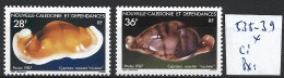 NOUVELLE-CALEDONIE 538-39 * Côte 2.70 € - Unused Stamps