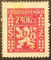 CECOSLOVACCHIA   1947 TIMBRES DE SERVICE YT 12 - Gebraucht