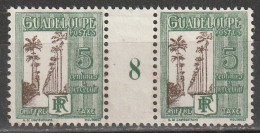 Guadeloupe Timbre Taxe N° 27 * Millésime 8 Voir Description - Timbres-taxe