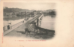 FRANCE - Bayonne - Vue Sur Le Pont Saint Esprit - Du Réduit - Animé - Carte Postale Ancienne - Bayonne