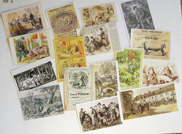 16 Cartes Postales Numérotées Truffe Du Périgord Truffes Cochon Truffier Cochons Pig Tartufo Truffle Champignon Mushroom - Funghi