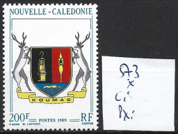 NOUVELLE-CALEDONIE 573 * Côte 5.80 € - Unused Stamps