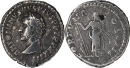 ROME - Denier - ANTONIN LE PIEUX - 160 AD - Fortuna - RIC 300 C (tête à Gauche) - 18-223 - Les Antonins (96 à 192)