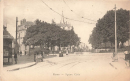 FRANCE - Reims - Square Cérès - Vue Générale D'une Rue Où Il Y A Un Croisement - Animé - Carte Postale Ancienne - Reims