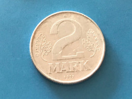 Münze Münzen Umlaufmünze Deutschland DDR 2 Mark 1977 - 2 Marcos