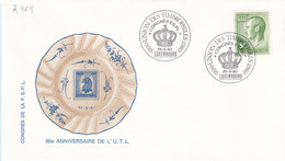 Luxembourg 1980 - Sonderstempel UTL Congrès FSPL (7.489) - Cartas & Documentos