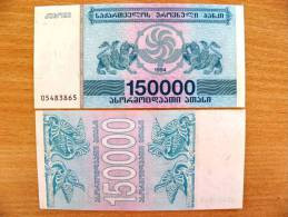 UNC Banknote From Georgia, 150000 (laris) 1994, Pick 49, Bunches Of Grapes - Géorgie