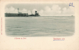 FRANCE - Boulogne Sur Mer - Vue Générale De L'entrée Du Port - Carte Postale Ancienne - Boulogne Sur Mer