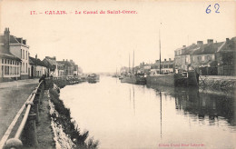 FRANCE - Calais - Vue Sur Le Canal De Saint Omer - Carte Postale Ancienne - Calais