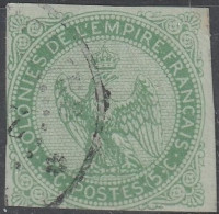 FRANCE COLONIES Emissions Générales  2 (o) Aigle Impérial Oblitéré 1859-1865 (CV 22 €) [ColCla] - Eagle And Crown