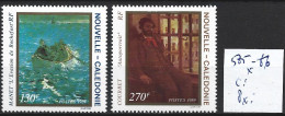 NOUVELLE-CALEDONIE 585-86 * Côte 13.10 € - Unused Stamps