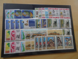 San Marino Jahrgang 1988 Vierfach Ohne Block 11 Postfrisch (16812) - Unused Stamps