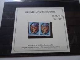 UNO New York Michel 275U Ungezähnt Paar Postfrisch (20518) - Unused Stamps