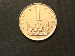 Münze Münzen Umlaufmünze Tschechische Republik 1 Krone 1996 - Tsjechië